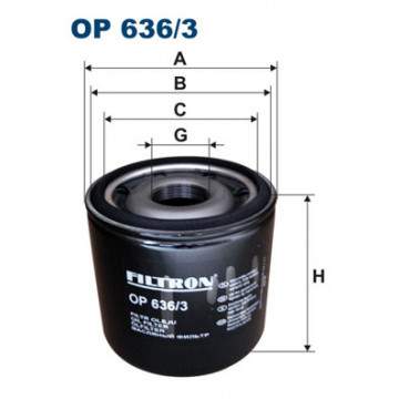 Filtron OP 636/3 - Yağ Filtresi