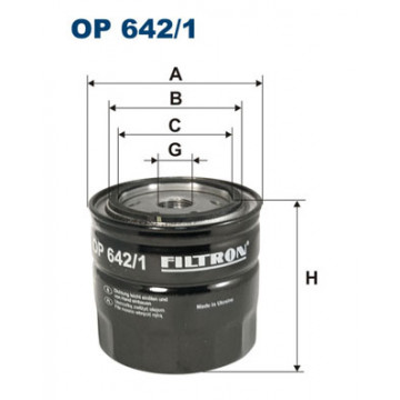 Filtron OP 642/1 - Yağ Filtresi