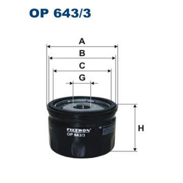 Filtron OP 643/3 - Yağ Filtresi