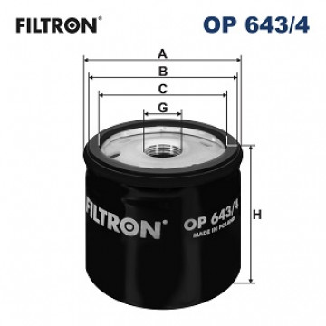 Filtron OP 643/4 - Yağ Filtresi