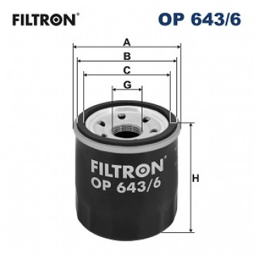Filtron OP 643/6 - Yağ Filtresi