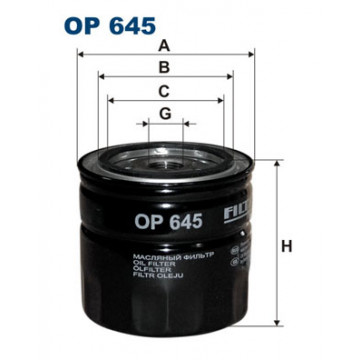 Filtron OP 645 - Yağ Filtresi
