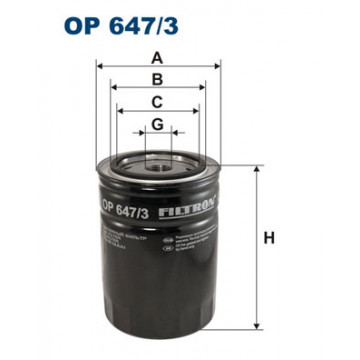 Filtron OP 647/3 - Yağ Filtresi