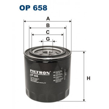 Filtron OP 658 - Yağ Filtresi
