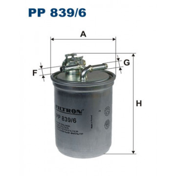 Filtron PP 839/6 - Yakıt Filtresi