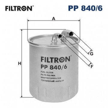 Filtron PP 840/6 - Yakıt Filtresi