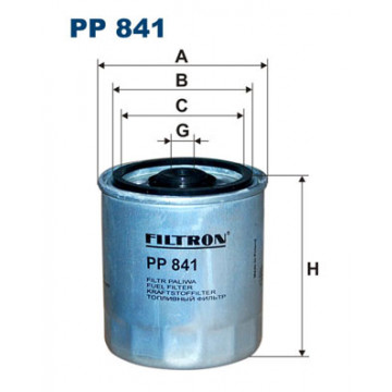 Filtron PP 841 - Yakıt Filtresi