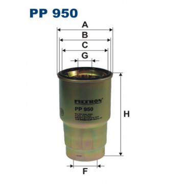 Filtron PP 950 - Yakıt Filtresi