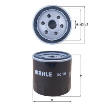 MAHLE - OC 90 - Yağ Filtresi