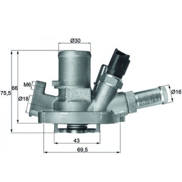MAHLE - TI 151 80 - Termostat