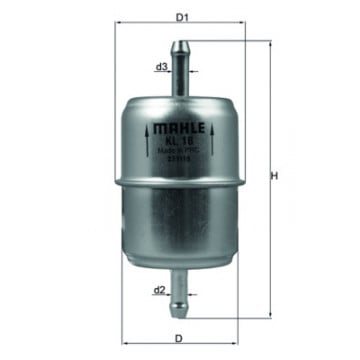 MAHLE - KL 18 OF - Yakıt filtresi