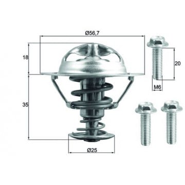 MAHLE - TX 202 90D - Termostat