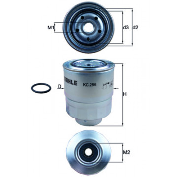MAHLE - KC 256D - Yakıt filtresi
