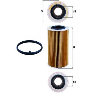 MAHLE - OX 379D - Yağ Filtresi