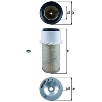MAHLE - LX 14 - Hava Filtresi