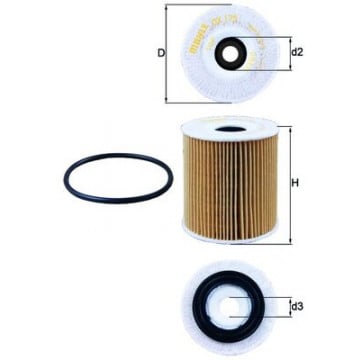 MAHLE - OX 175D - Yağ Filtresi