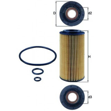 MAHLE - OX 179D - Yağ Filtresi