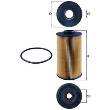 MAHLE - OX 152/1D - Yağ Filtresi