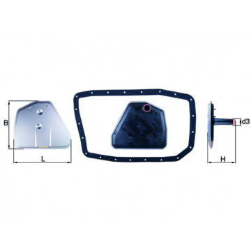 MAHLE - HX 162D - Hidrolik Filtre