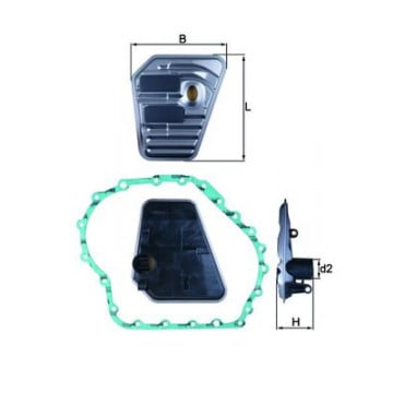 MAHLE - HX 167D - Hidrolik Filtre
