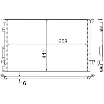 MAHLE - AC 294 000S - Klima Kondansatörü