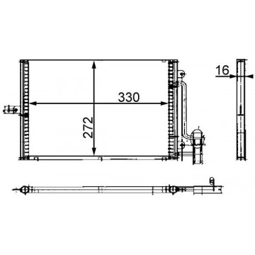 MAHLE - AC 317 000S - Klima Kondansatörü