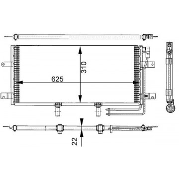 MAHLE - AC 332 000S - Klima Kondansatörü