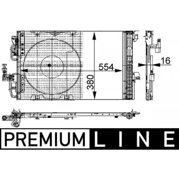 MAHLE - AC 337 000P - Klima Kondansatörü