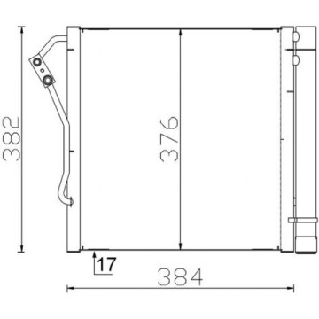MAHLE - AC 340 000S - Klima Kondansatörü