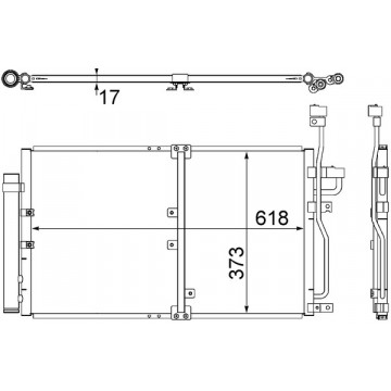 MAHLE - AC 510 000S - Klima Kondansatörü