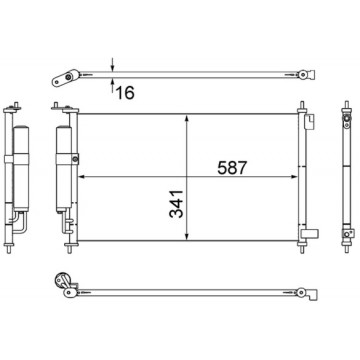 MAHLE - AC 559 000S - Klima Kondansatörü
