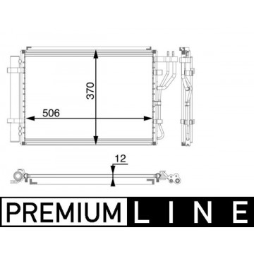 MAHLE - AC 58 000P - Klima Kondansatörü