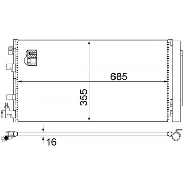 MAHLE - AC 630 000S - Klima Kondansatörü