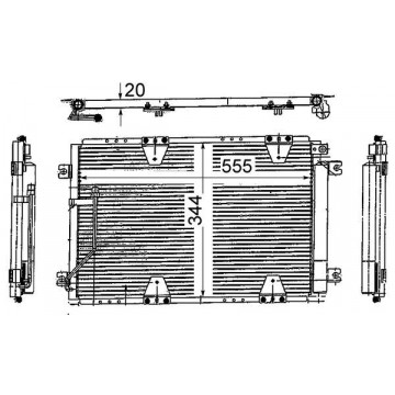 MAHLE - AC 713 000S - Klima Kondansatörü