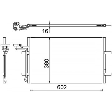 MAHLE - AC 725 000S - Klima Kondansatörü