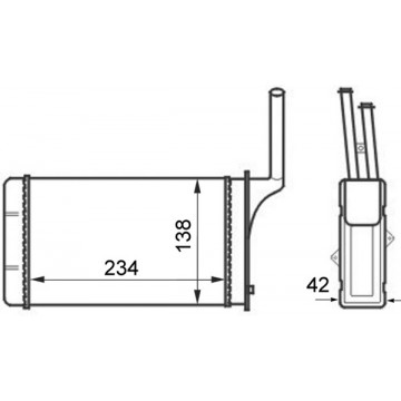 MAHLE - AH 49 000S - İç mekan ısı eşanjörü