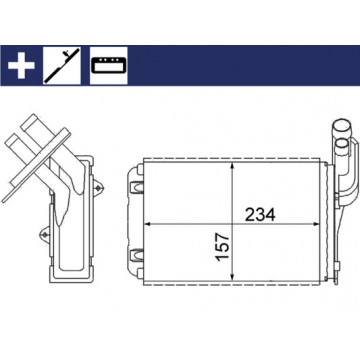 MAHLE - AH 99 000S - İç mekan ısı eşanjörü