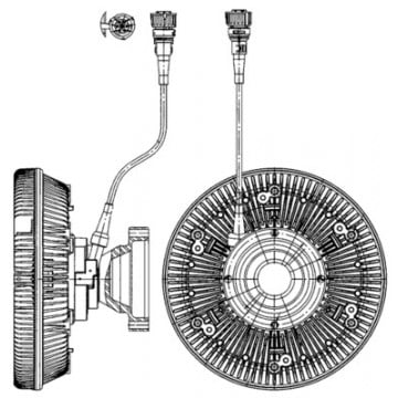 MAHLE - CFC 226 000P - Debriyaj, radyatör fanı
