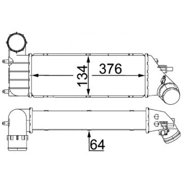 MAHLE - CI 23 000S - Turbo radyatörü