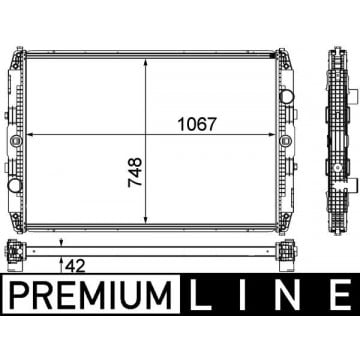 MAHLE - CR 1151 000P - Radyatör