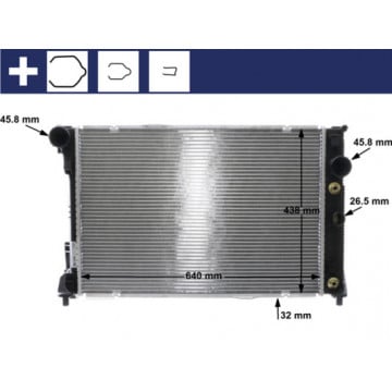 MAHLE - CR 1176 000S - Radyatör