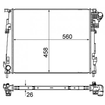 MAHLE - CR 1237 000S - Radyatör