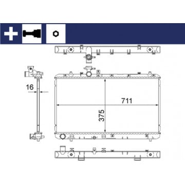 MAHLE - CR 1314 000S - Radyatör
