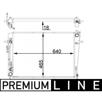 MAHLE - CR 1406 000P - Radyatör