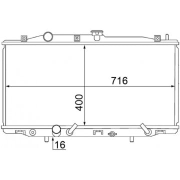 MAHLE - CR 1462 000S - Radyatör