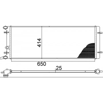 MAHLE - CR 368 001S - Radyatör