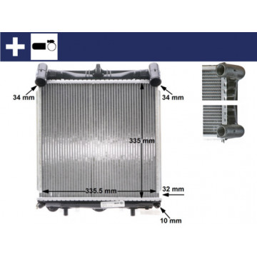 MAHLE - CR 370 000S - Radyatör