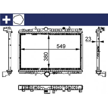 MAHLE - CR 392 000S - Radyatör