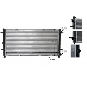 MAHLE - CR 398 000S - Radyatör