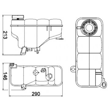 MAHLE - CRT 5 000S - Genleşme Tankı
